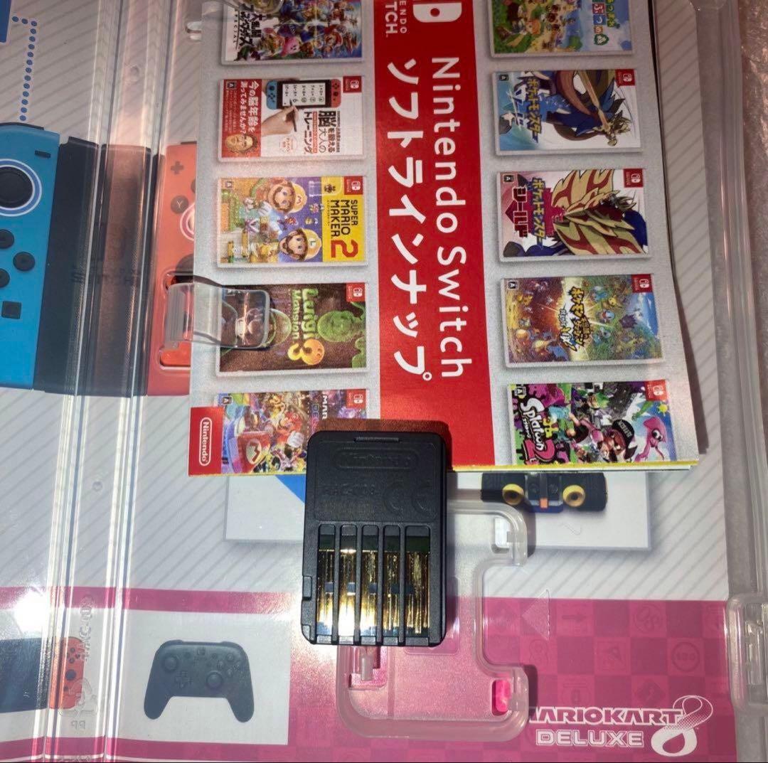 【美品マリカ8付24h発送】Switch ネオンカラー本体＋マリカ8DX