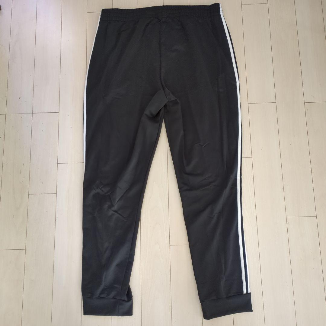 【新品タグ付・稀少品サイズ5XO】adidas ブラック ジャージ上下セット