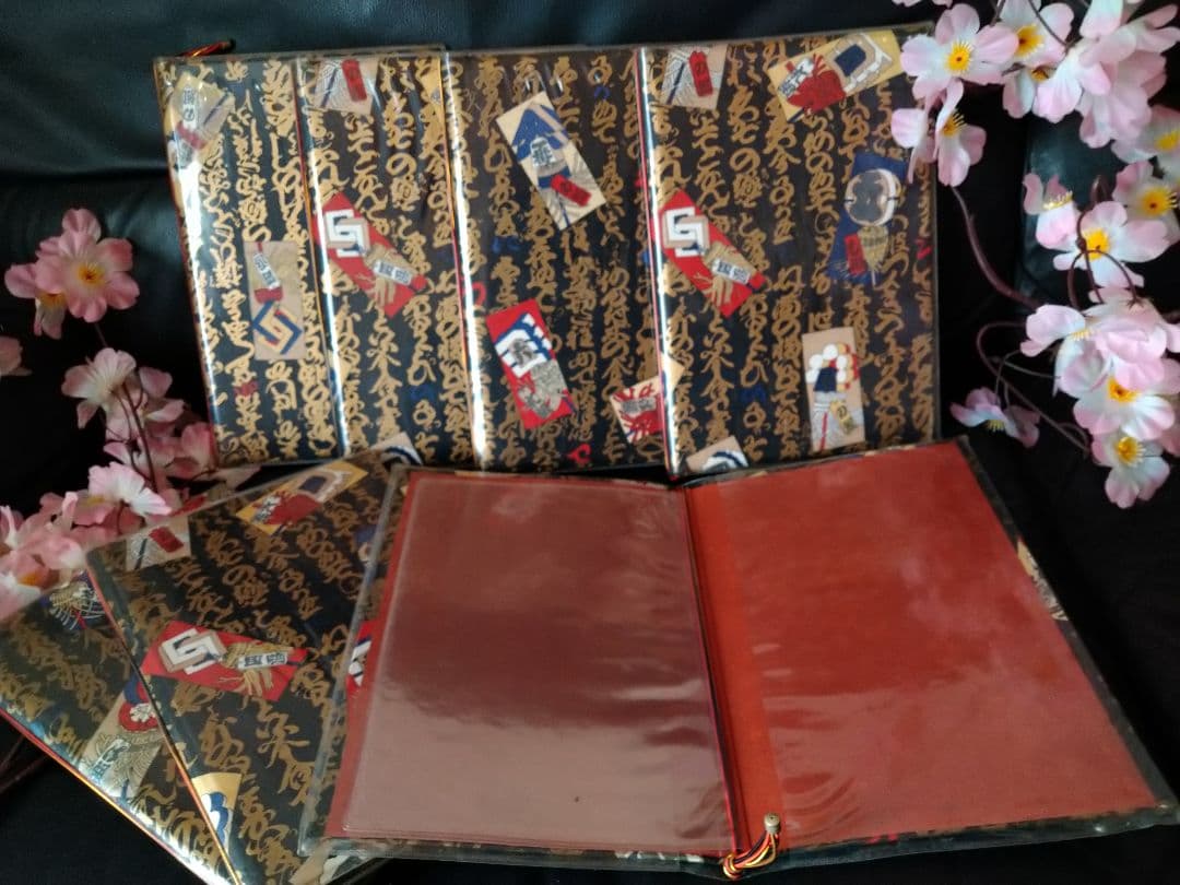 ♥新メーニューに【高級・金彩まとい文字柄・メニューブック】♦9冊