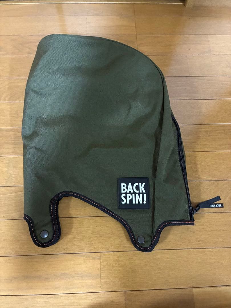 【美品】BACK SPIN!　スタンドキャディバッグ(カーキ)