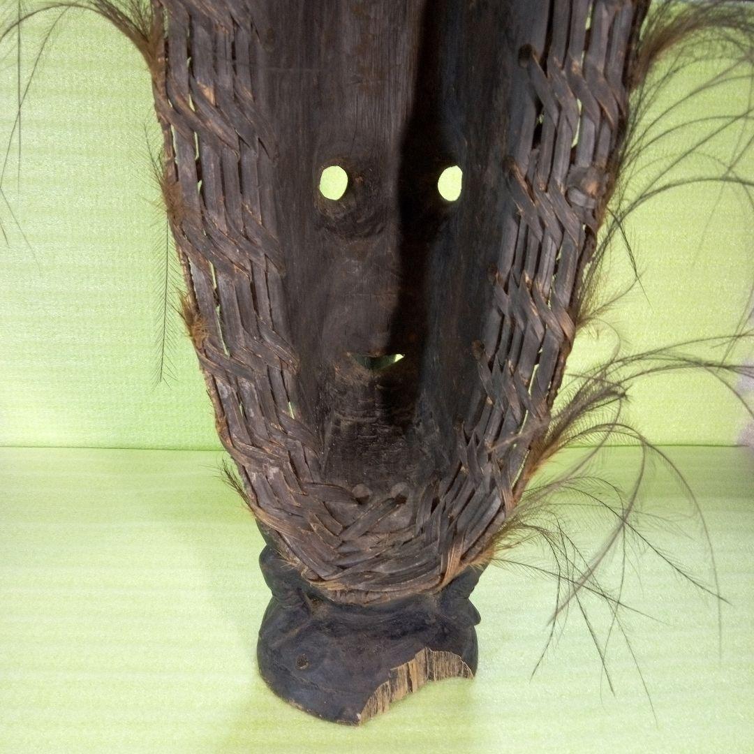 Tao　パプアニューギニア　木彫像　オブジェ　木製　木彫り　雑貨