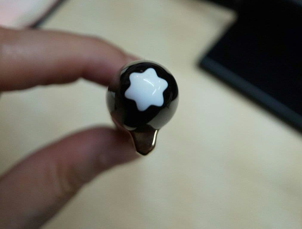 ジャンク品 軸折れ MONTBLANC 14k マイスターシュテュック 万年筆