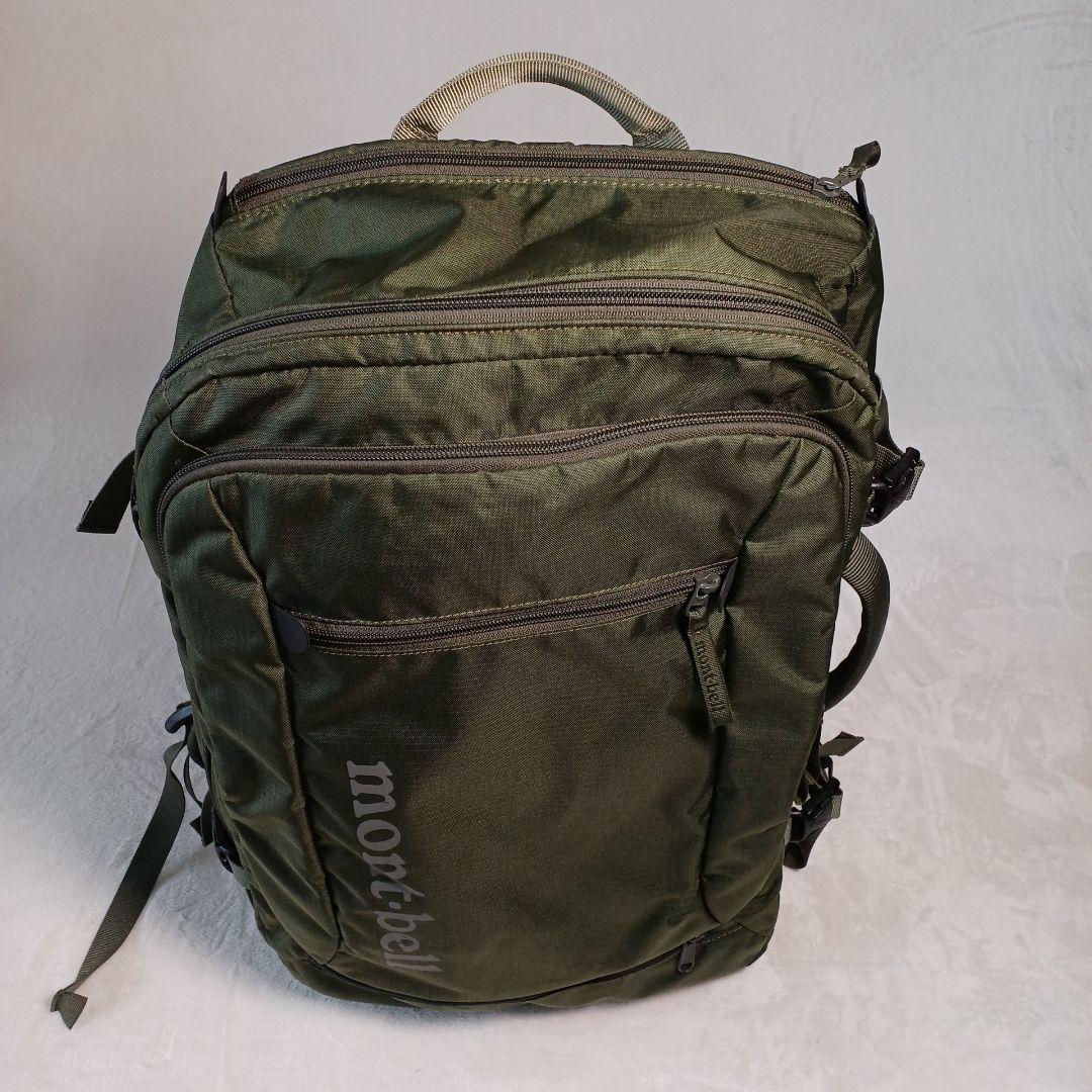 mont-bell モンベル　3WAYバッグパック　大容量　オリーブ