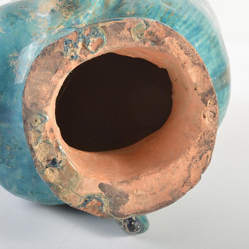 中国　三彩　仏頭　置物　C　6268