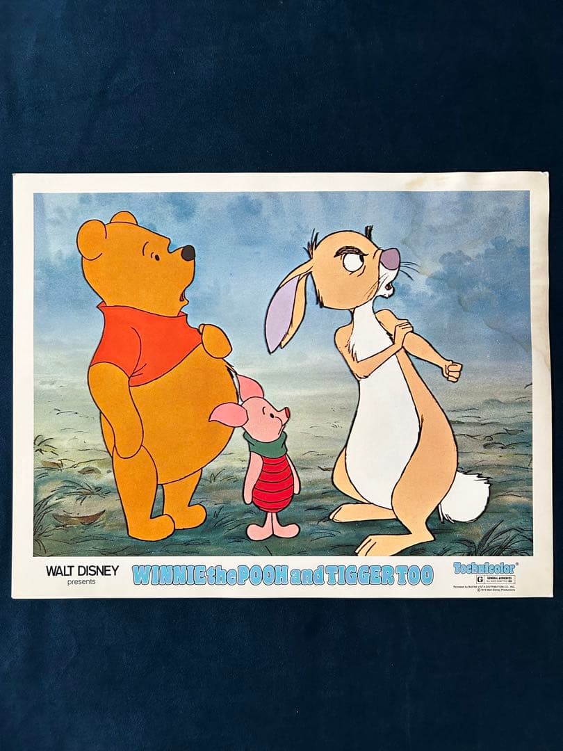 プーさんとティガーUSオリジナル映画ポスター、ロビーカード5枚セット