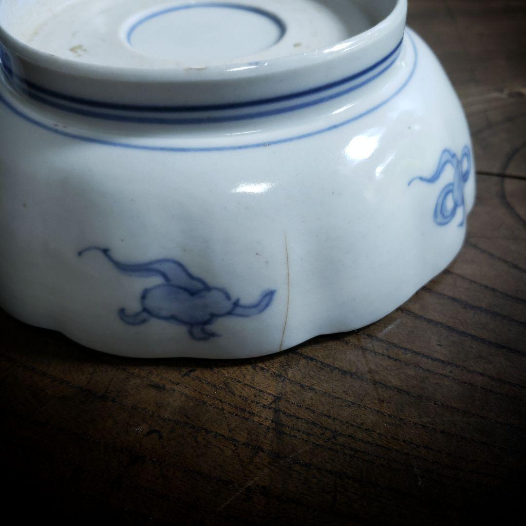 なます皿 色絵付 金彩 2枚 江戸 明治 古伊万里 訳あり ニュウ 欠け