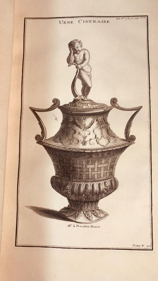 1719年に出版された「図解された古代」第5巻