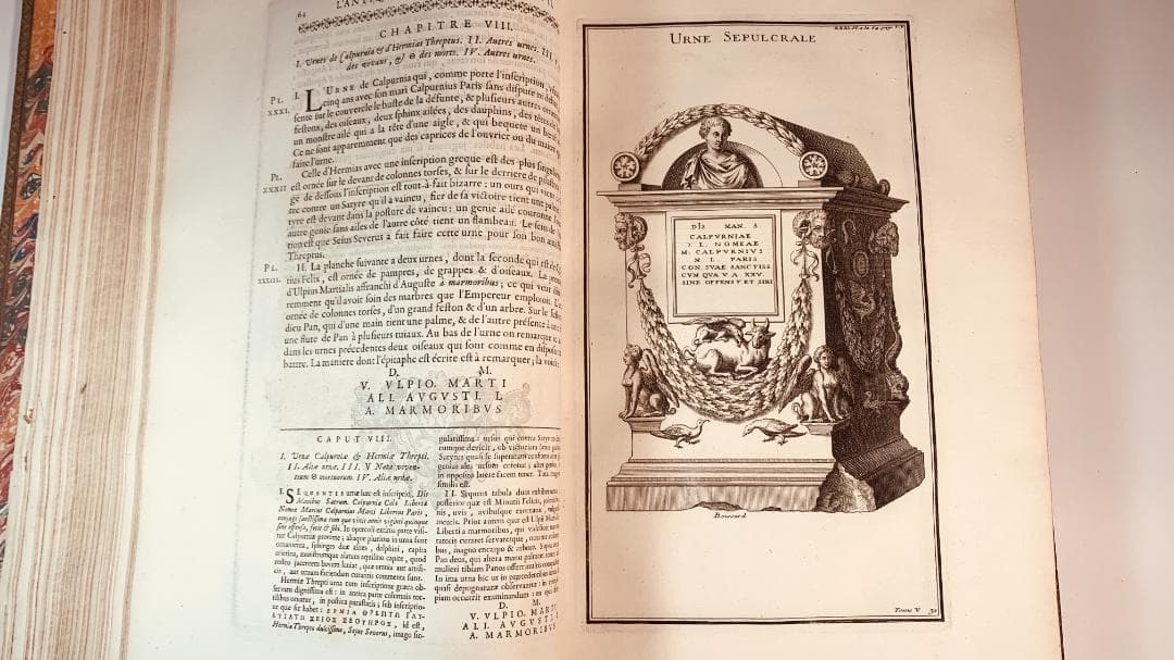 1719年に出版された「図解された古代」第5巻