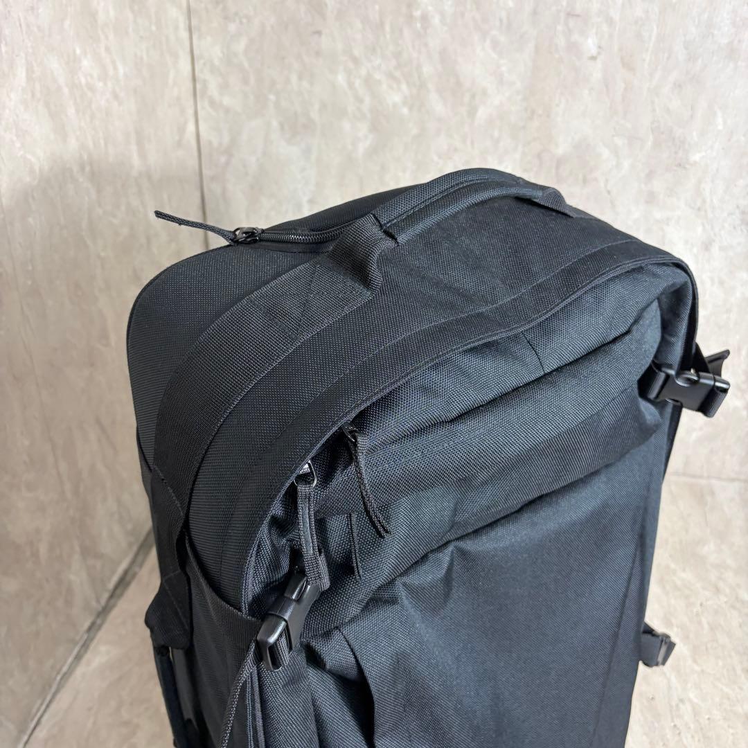 極美品 無印良品 MUJI 撥水 ソフトキャリーケース 40L 黒 軽量