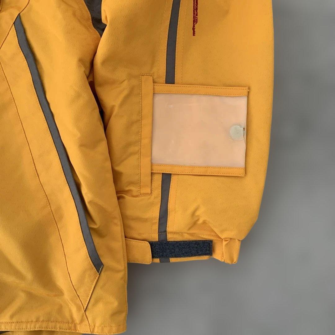 DESCENTE スキーウェア　セットアップ　上下　イエロー　グレー　XL