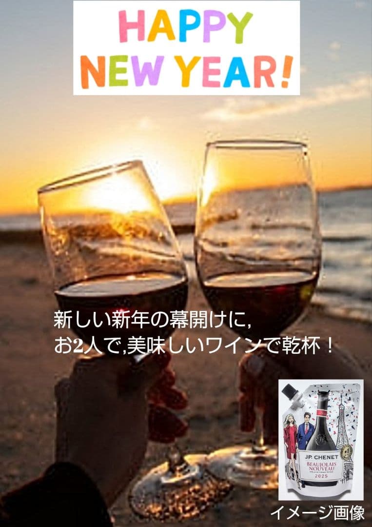 お正月用 限定赤ワイン(2025年 ボジョレーヌーボーイージーパック)20個格安