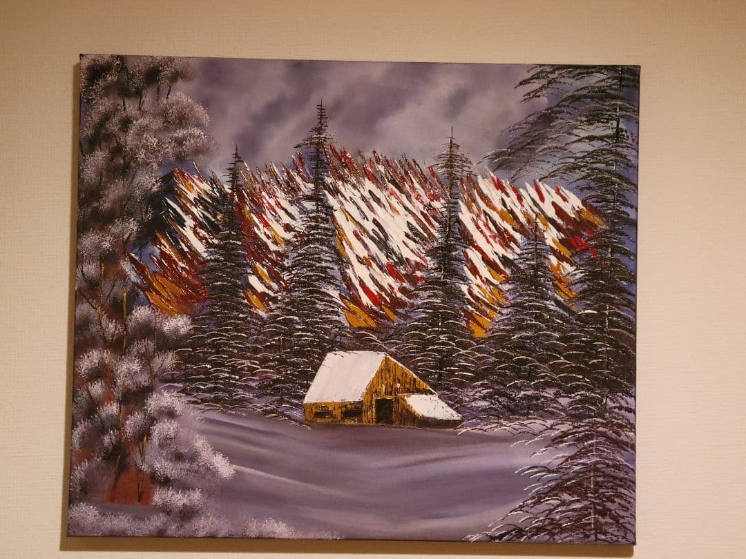 絵画 Winter  in pastel