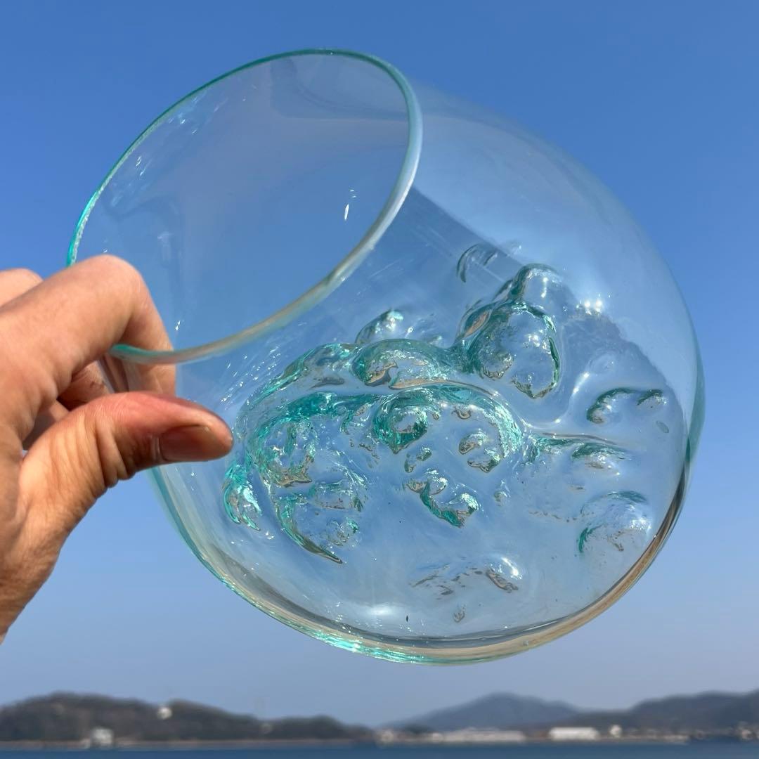 流木ガラスオブジェ大A 花瓶 金魚鉢 ガーデニング テラリウム 水槽 アート作品