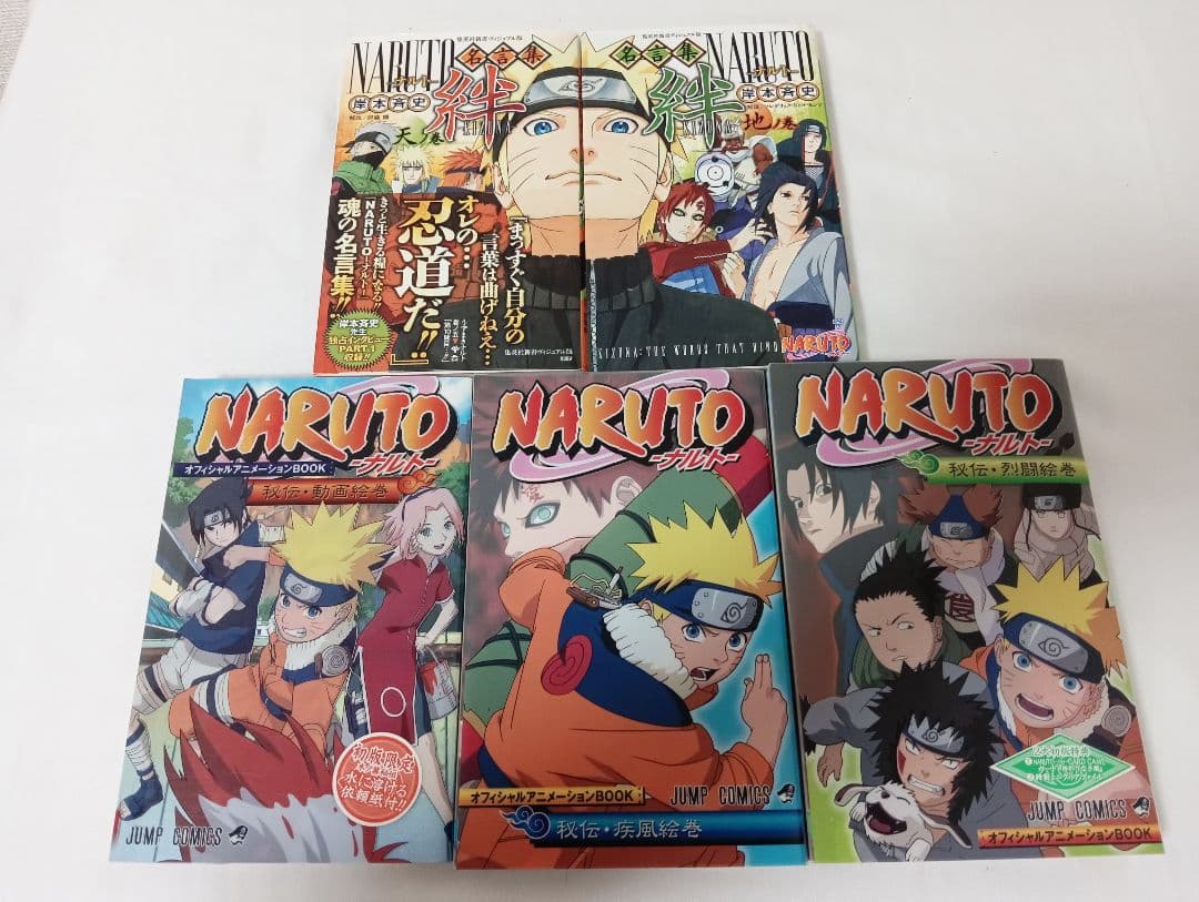 NARUTO　関連本37冊　　オフィシャルデータブック　アニメコミックス　等