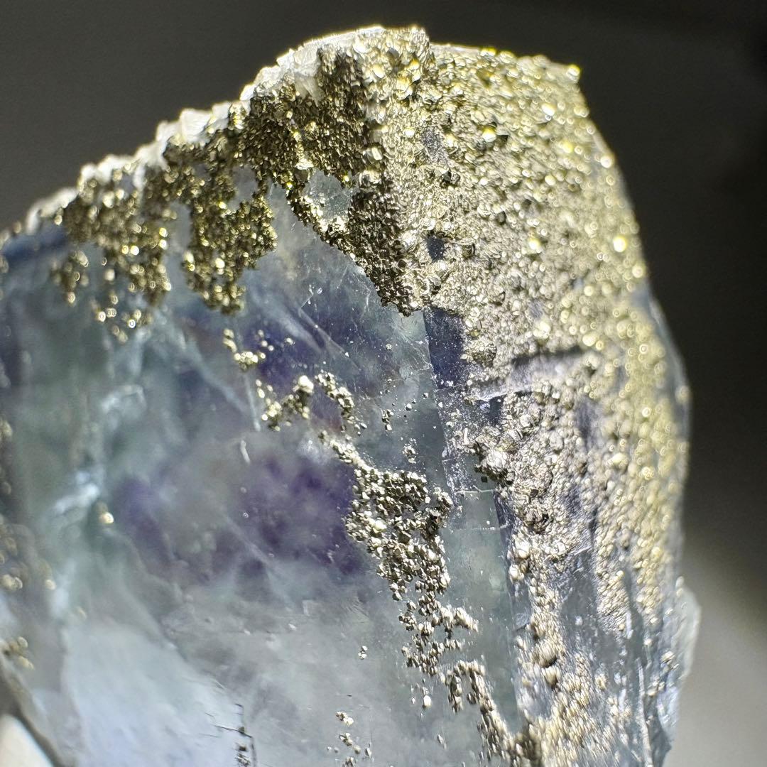 478 中国　ヤオガンシャン産　フローライト&パイライト