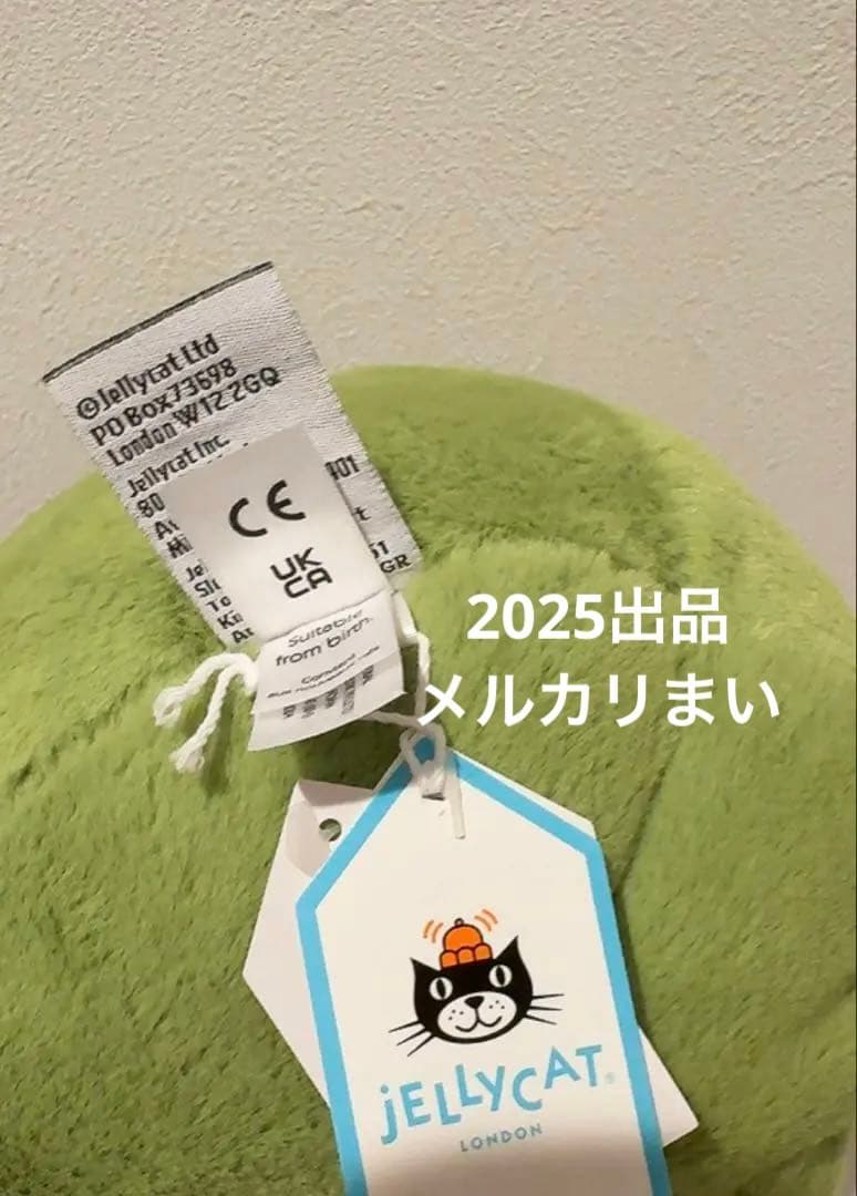 ぬいぐるみ  Ricky Rain Frog with Headphone