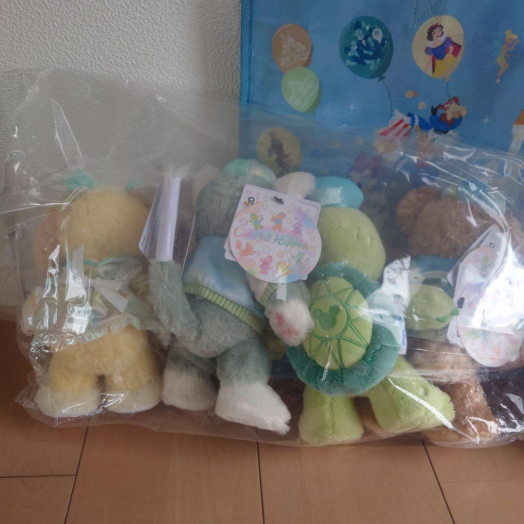 新品未開封★バケパ限定★カラフルハピネス★ダッフィー&フレンズポージープラッシー