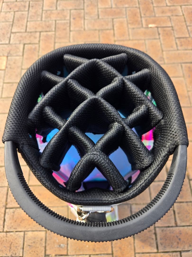 PGM　スケルトンオーロラ　スタンドキャディバッグ