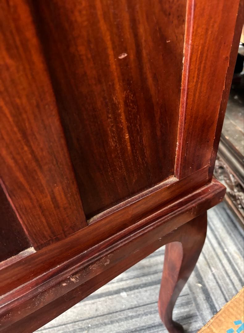 大特価！（59500円）アンティーク　ライディングビューロー　象嵌模様入り