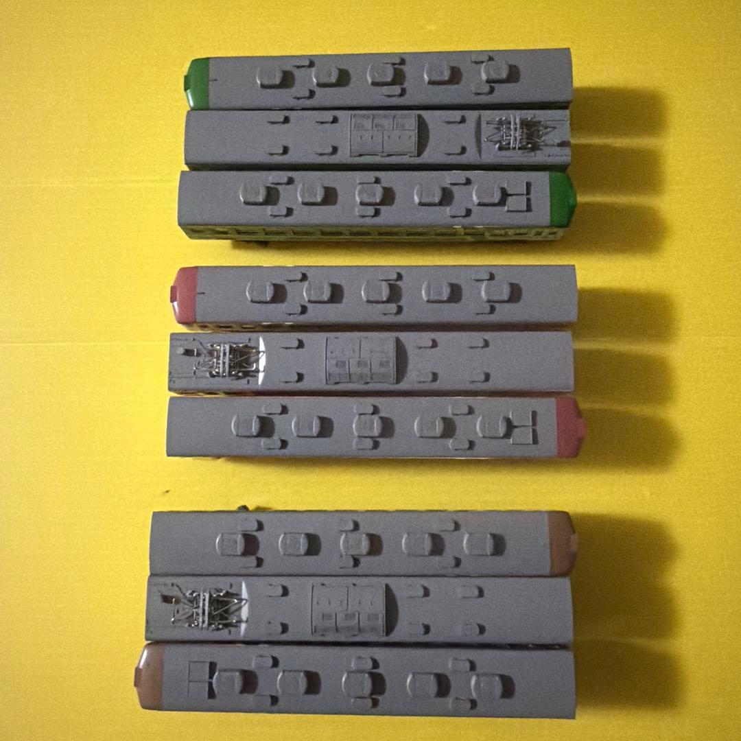 Nゲージ　KATO 165系ムーンライト　赤、緑、茶　9両セット