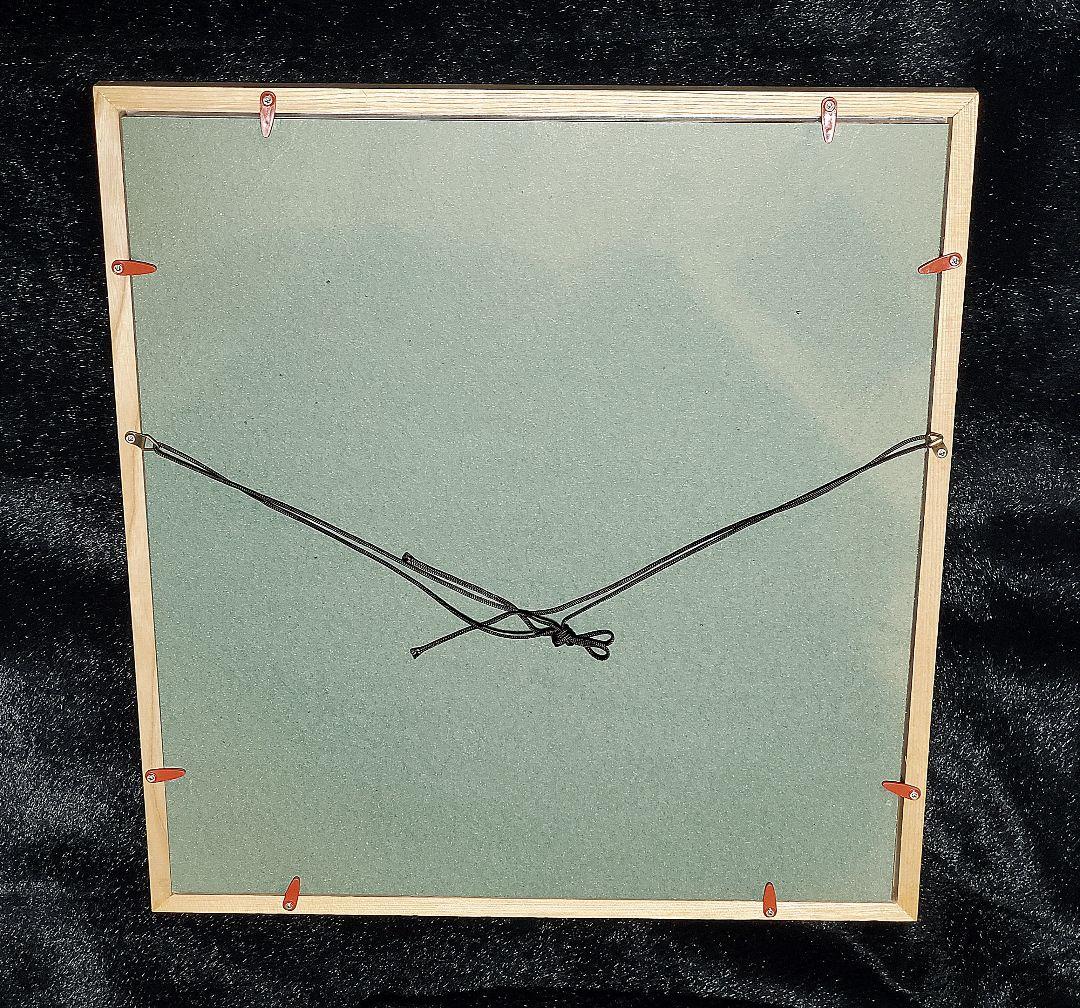 【円山応挙の円山四条派 筆法八代】水嶋征夫 画業四十周年『喜心前進』☆直筆色紙☆