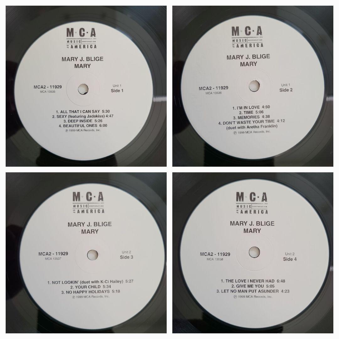 ★ＵＫ・ＵＳオリジナル盤★『メアリーＪ・ブライジ』ＬＰ２枚セット