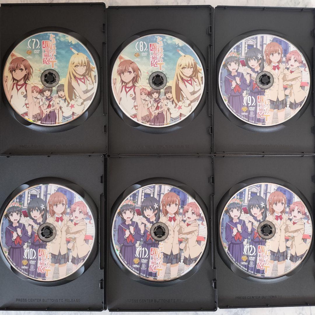 DVD　とある科学の超電磁砲1、2、OVA、3、一方通 計36巻　新品ケース付