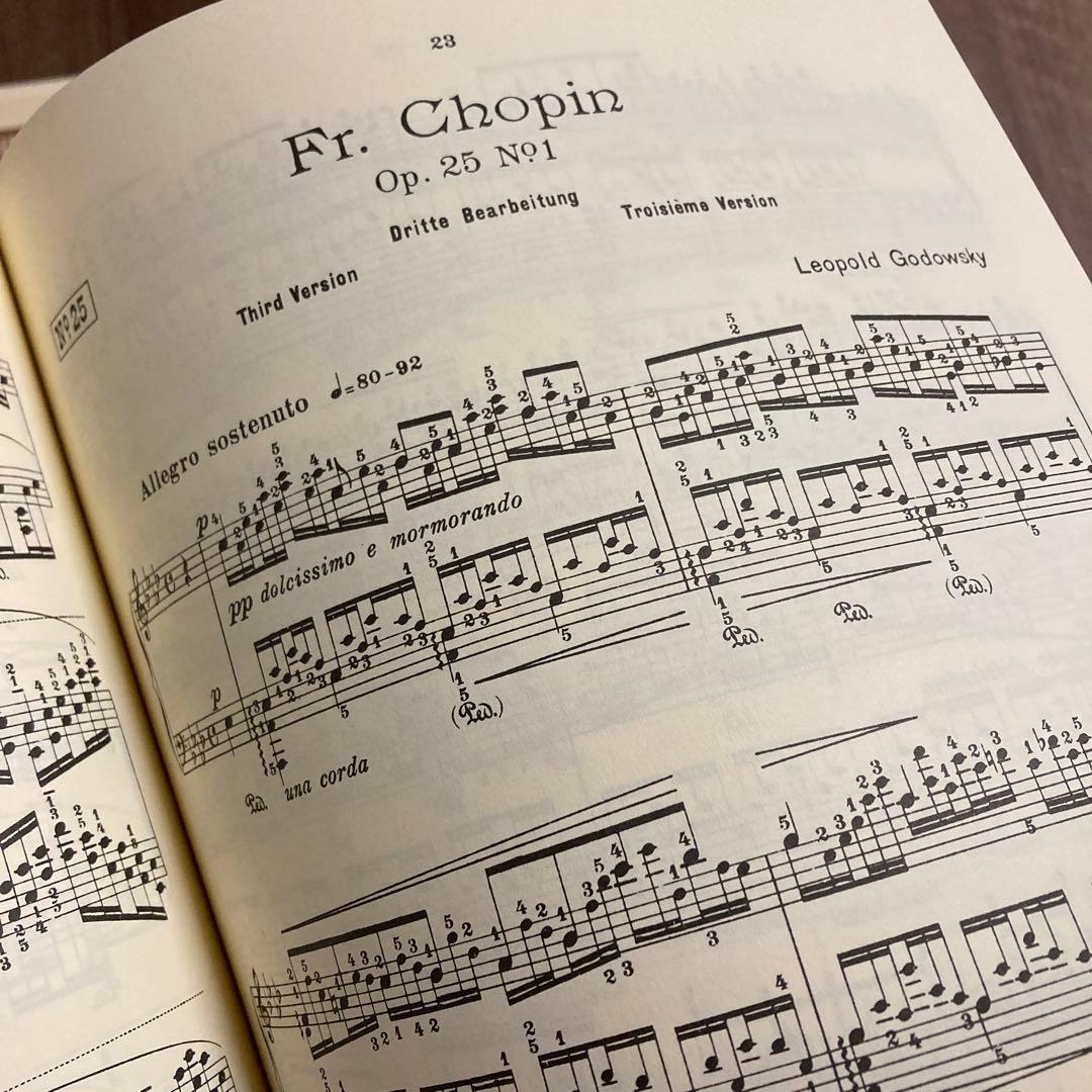 L.GODWSKY/ショパンのエチュードによる練習曲集 全5巻R.LIENAU