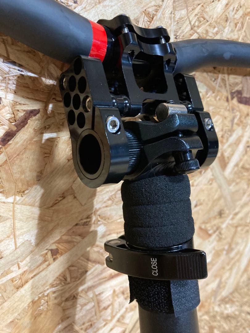 ダホン用　ハンドルポスト(伸縮式) カーボンハンドル　ステム