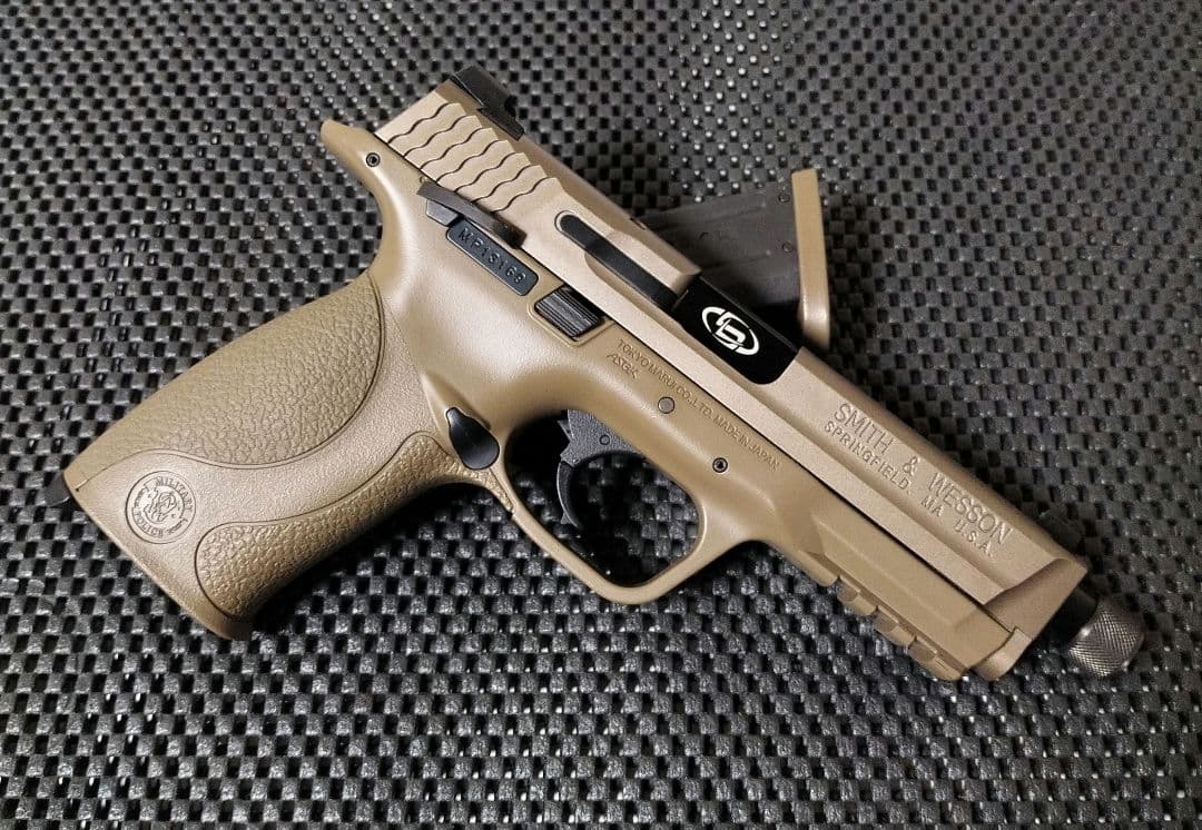 東京マルイ M&P9 Vカスタム PC ポート付きアウターバレル デトネーター