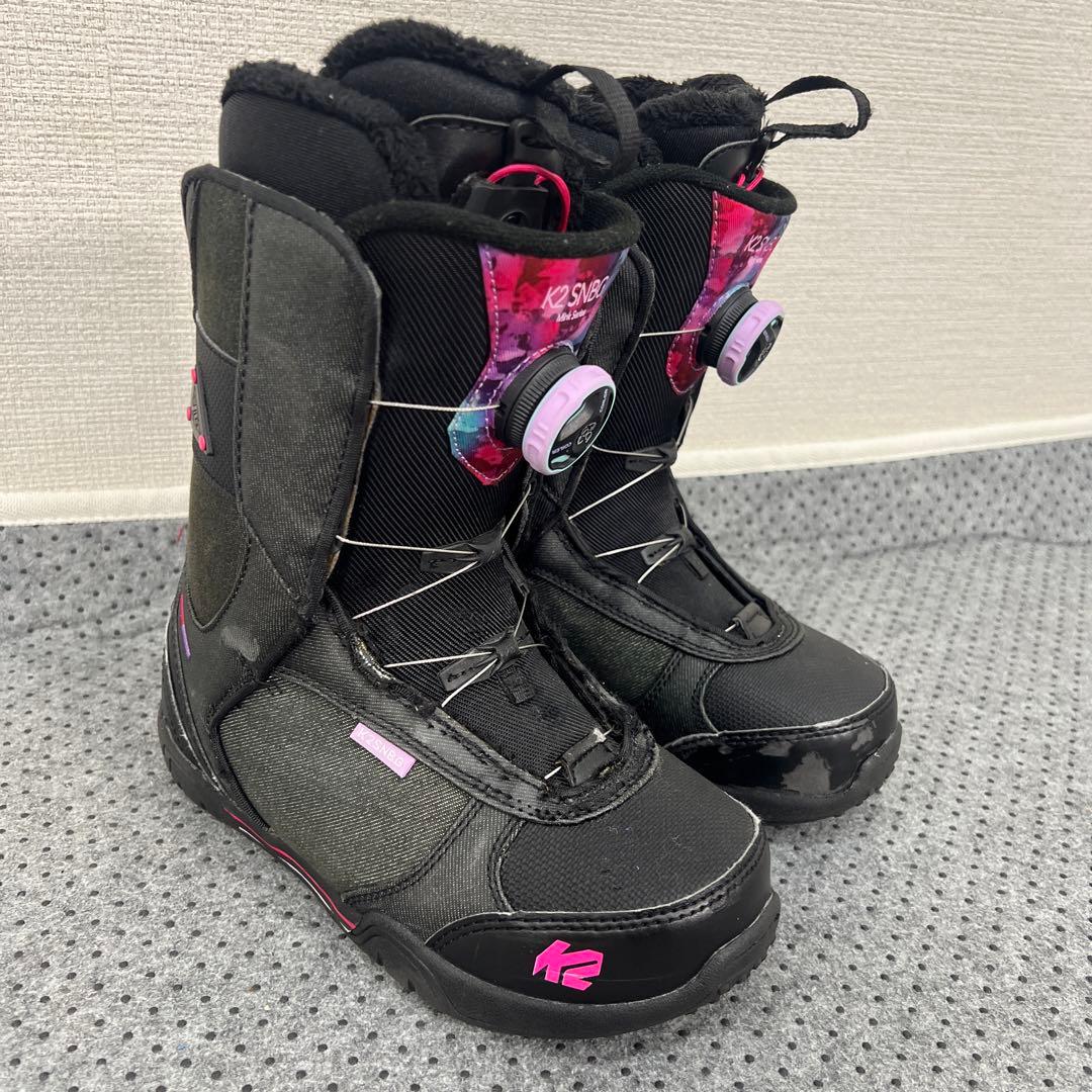 希少サイズ レディース キッズ 22cm K2 MINK BOA スノボ ブーツ