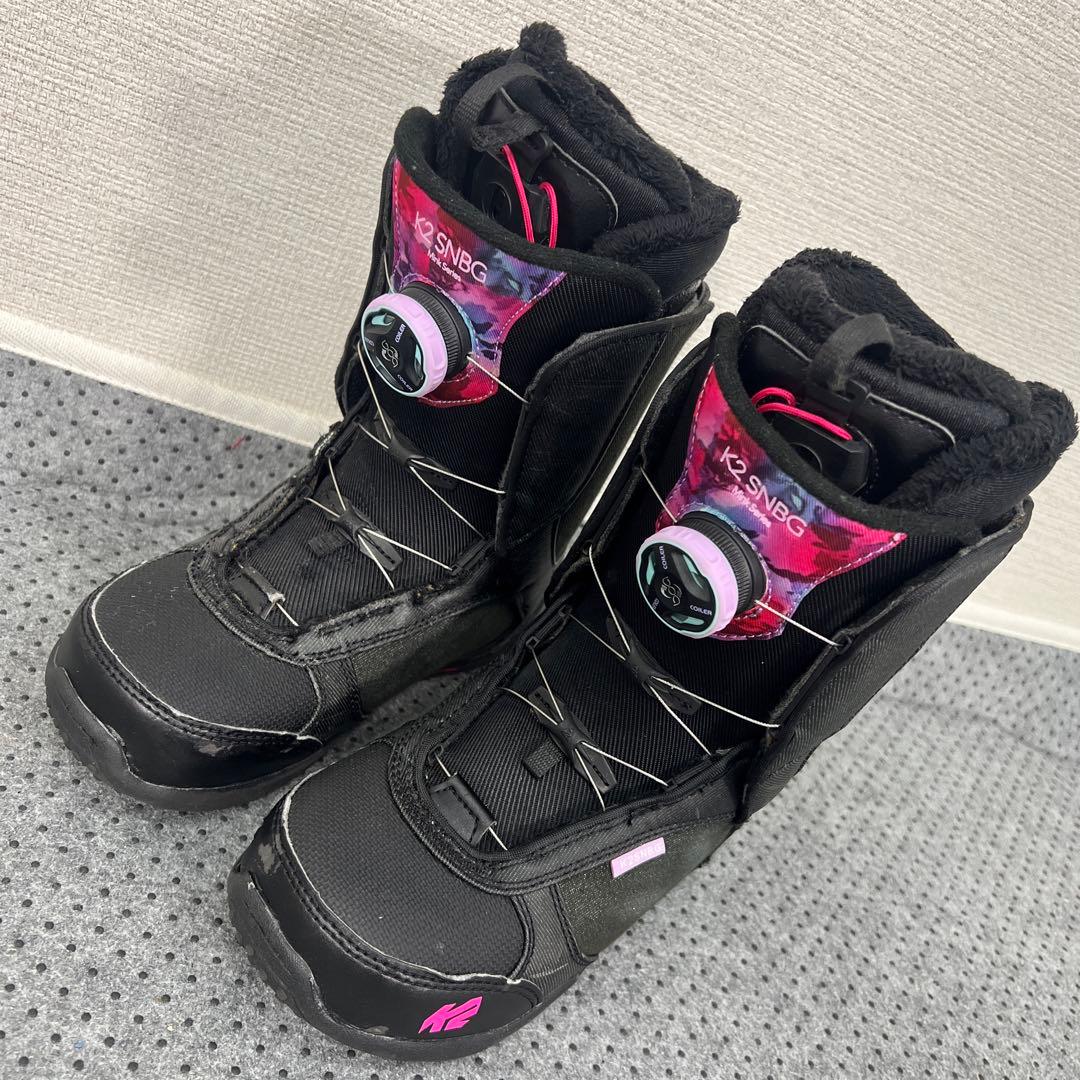 希少サイズ レディース キッズ 22cm K2 MINK BOA スノボ ブーツ