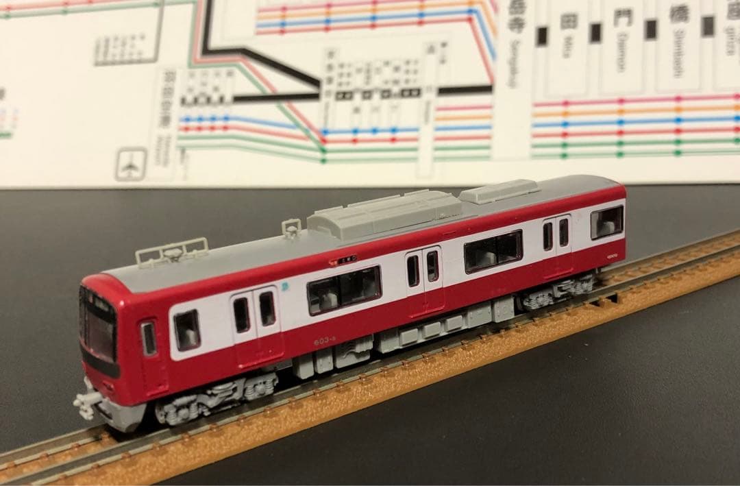 管理番号1691 京急 新600形（ガンメタリック）Nゲージ塗装済キット