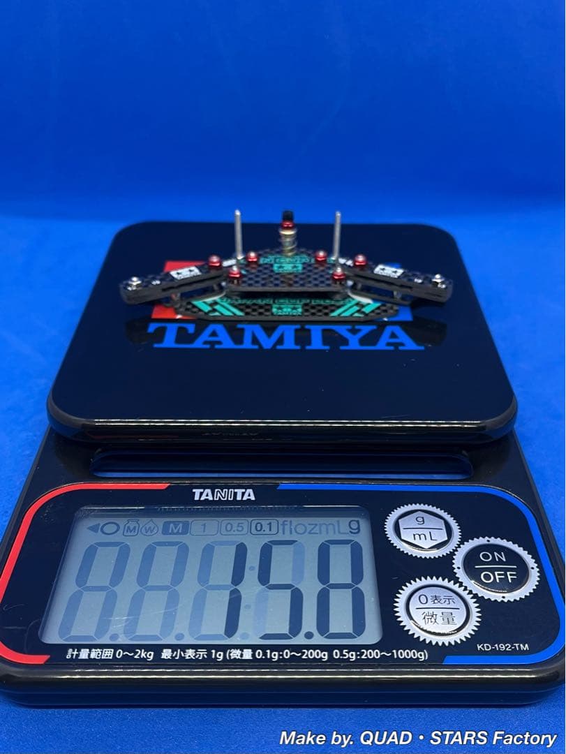 【ミニ四駆・MS用】1軸リヤアンカー　J-CUP2022／カーボン　19mm対応