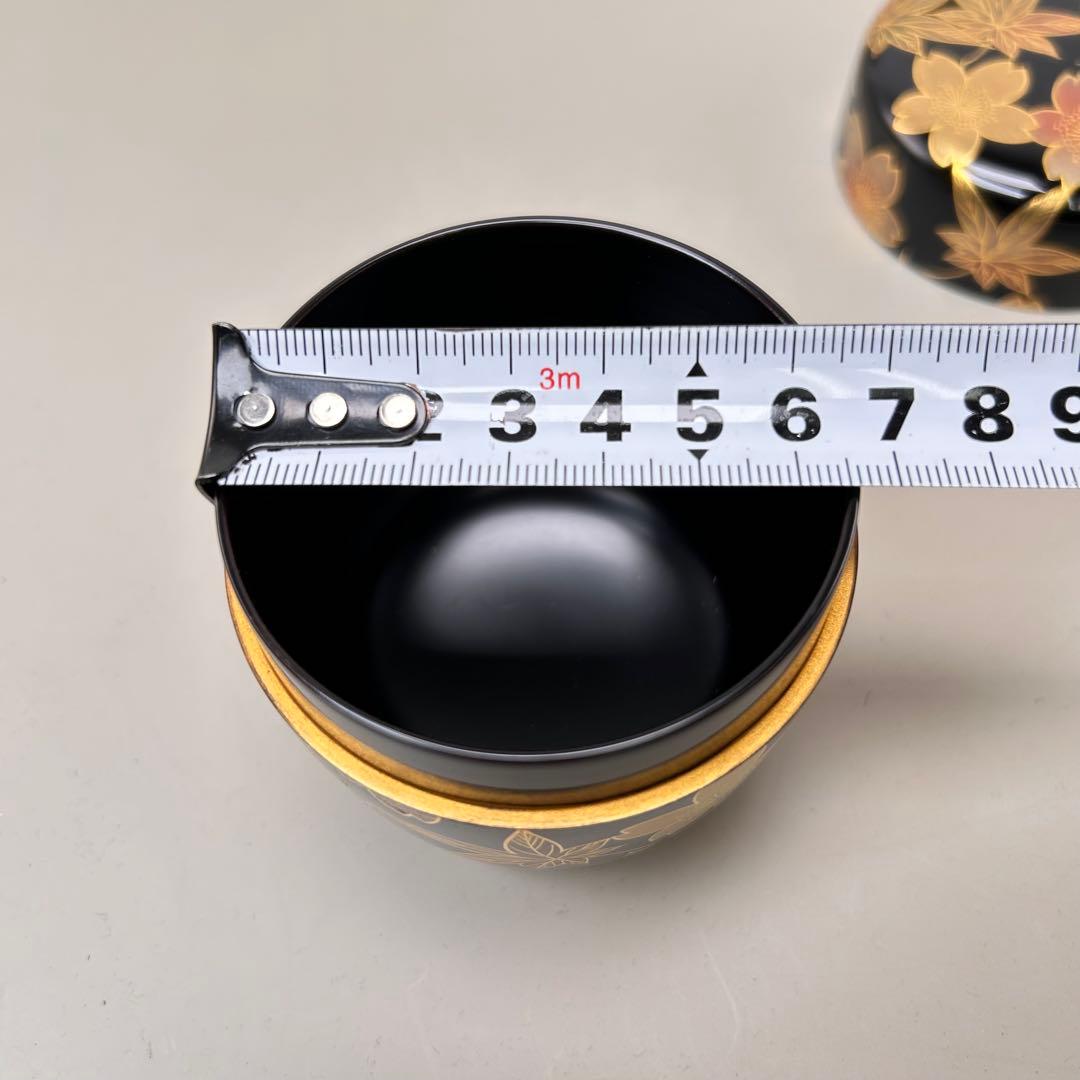 A046茶道具　棗　西條一斎　雲錦蒔絵大棗