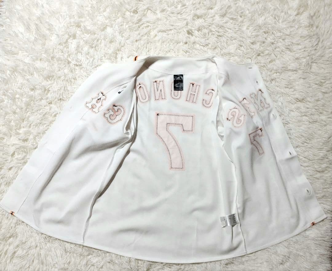 美品　アディダス　読売ジャイアンツ　レプリカユニフォーム　長野　2014 S