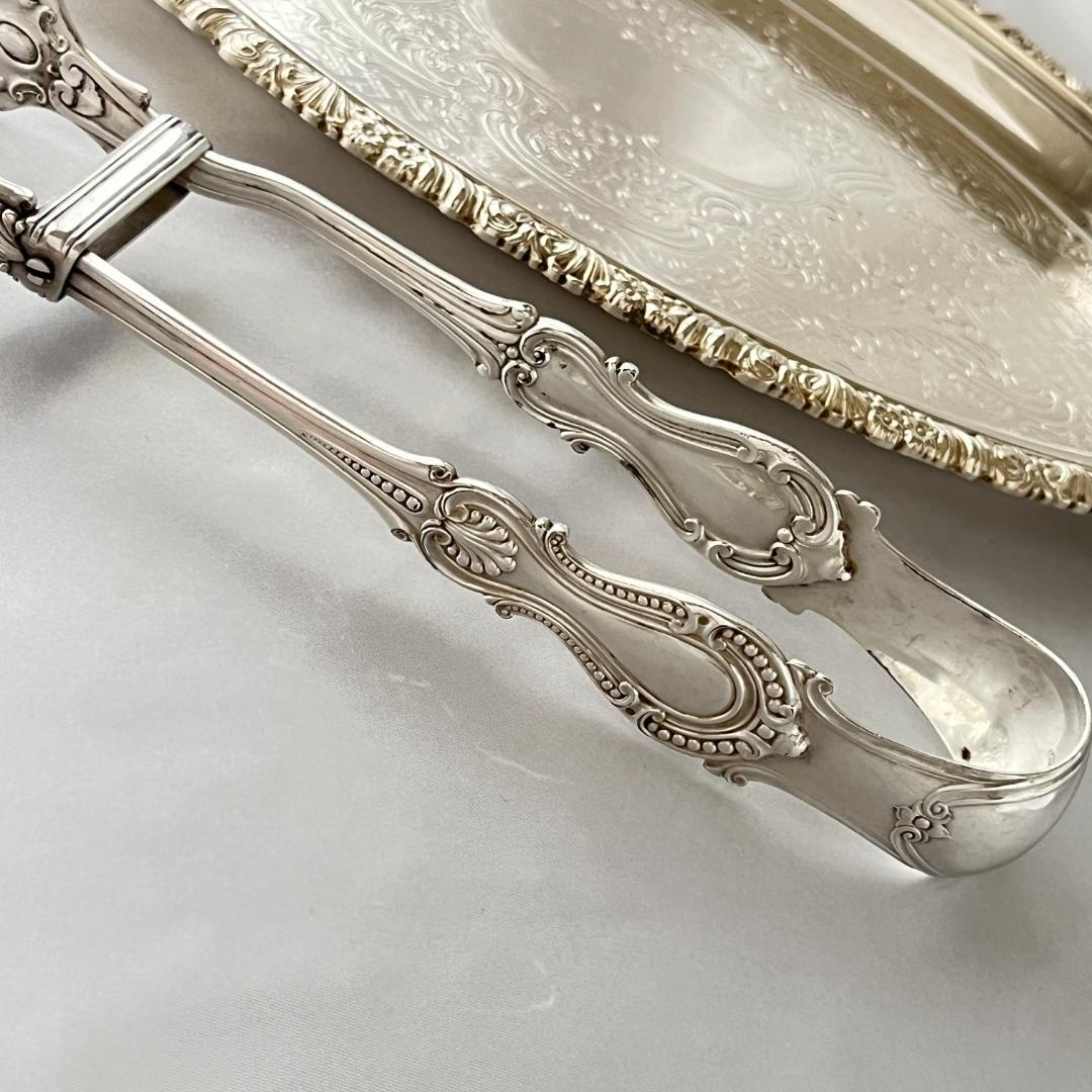 【ELKINGTON & CO】 アスパラガストング 透かし 29 cm 大型