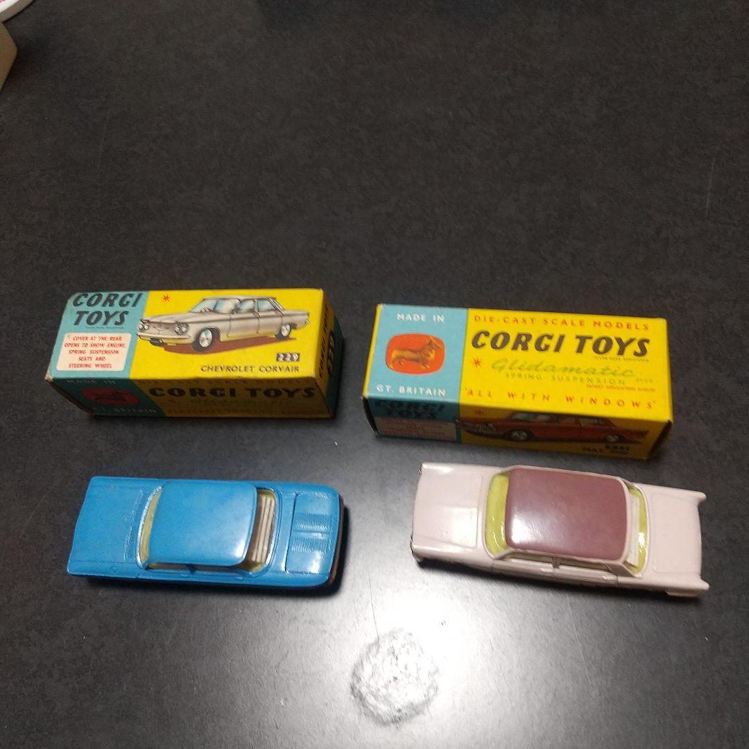 lesney models of yesteryear 9台とcorgi7台