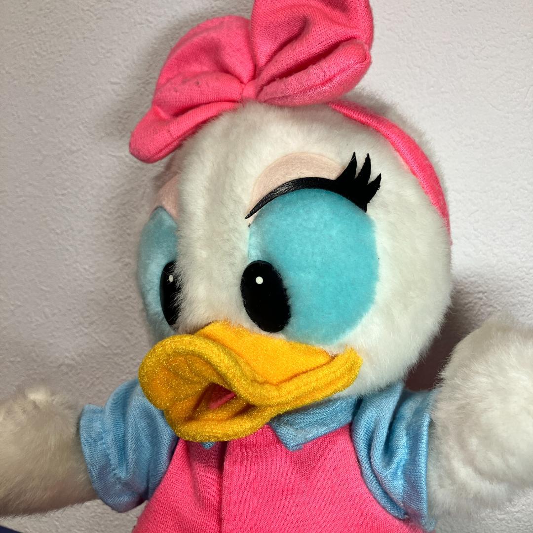 【当時物(約35年前)】東京ディズニーランド ドナルド＆デイジー ぬいぐるみペア