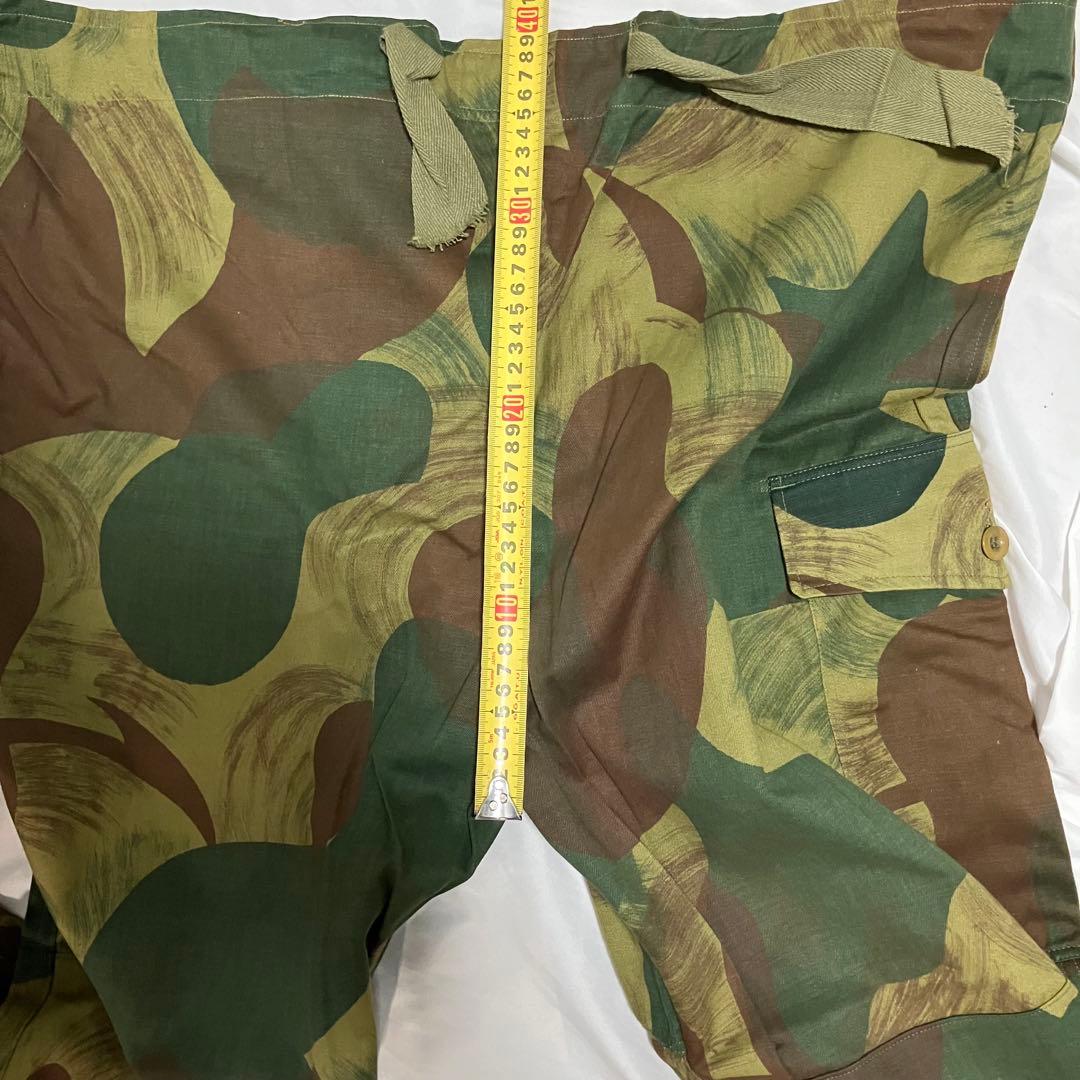 ベルギー軍　50's ブラッシュストロークカモ　dead stock 実物　前期