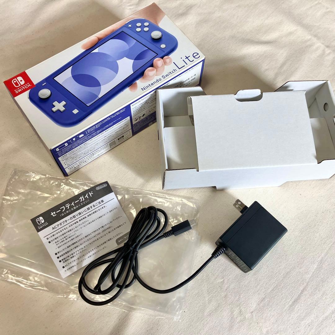【美品】Nintendo Switch Lite ブルー 本体 付属品あり