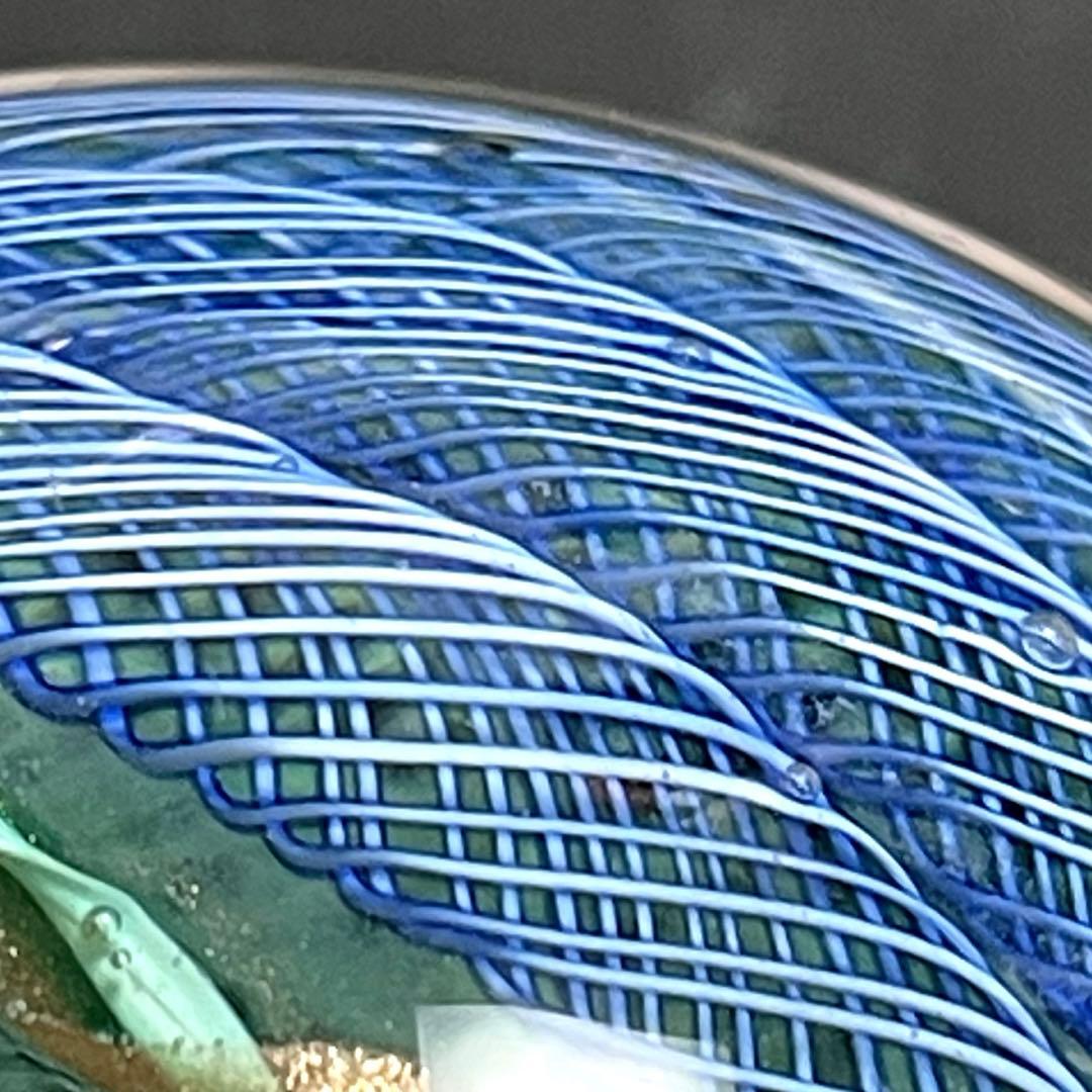 ベネチアングラス　MURANOムラノ　ガラスペーパーウェイト２個セット