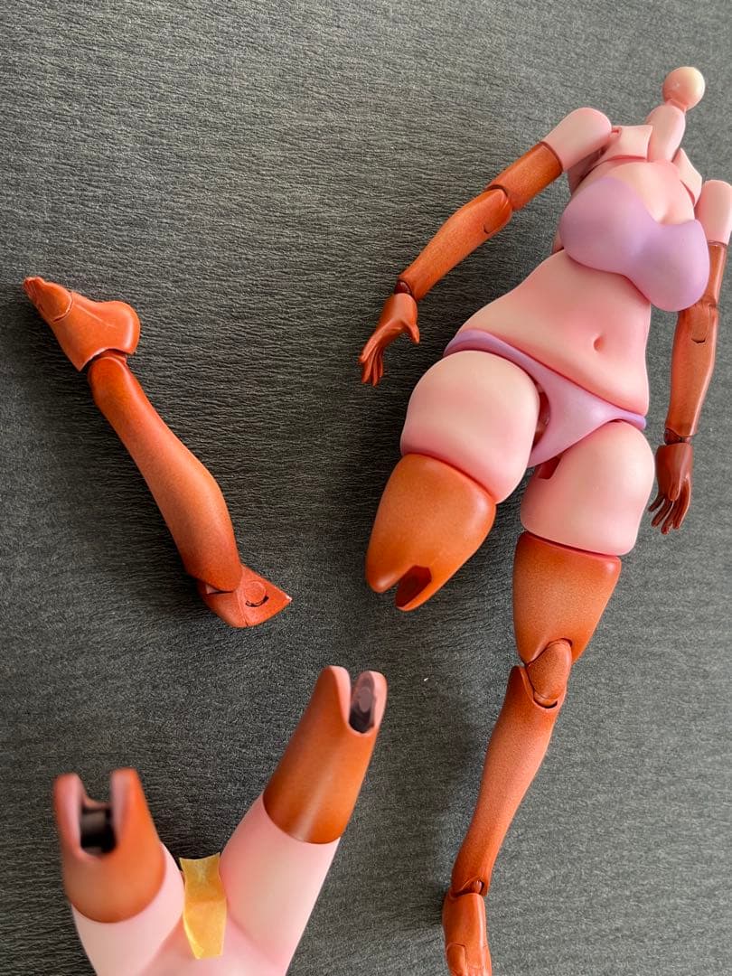 メガミデバイス 朱羅忍者ぽっちゃりボディとスレンダーボディの3点セット