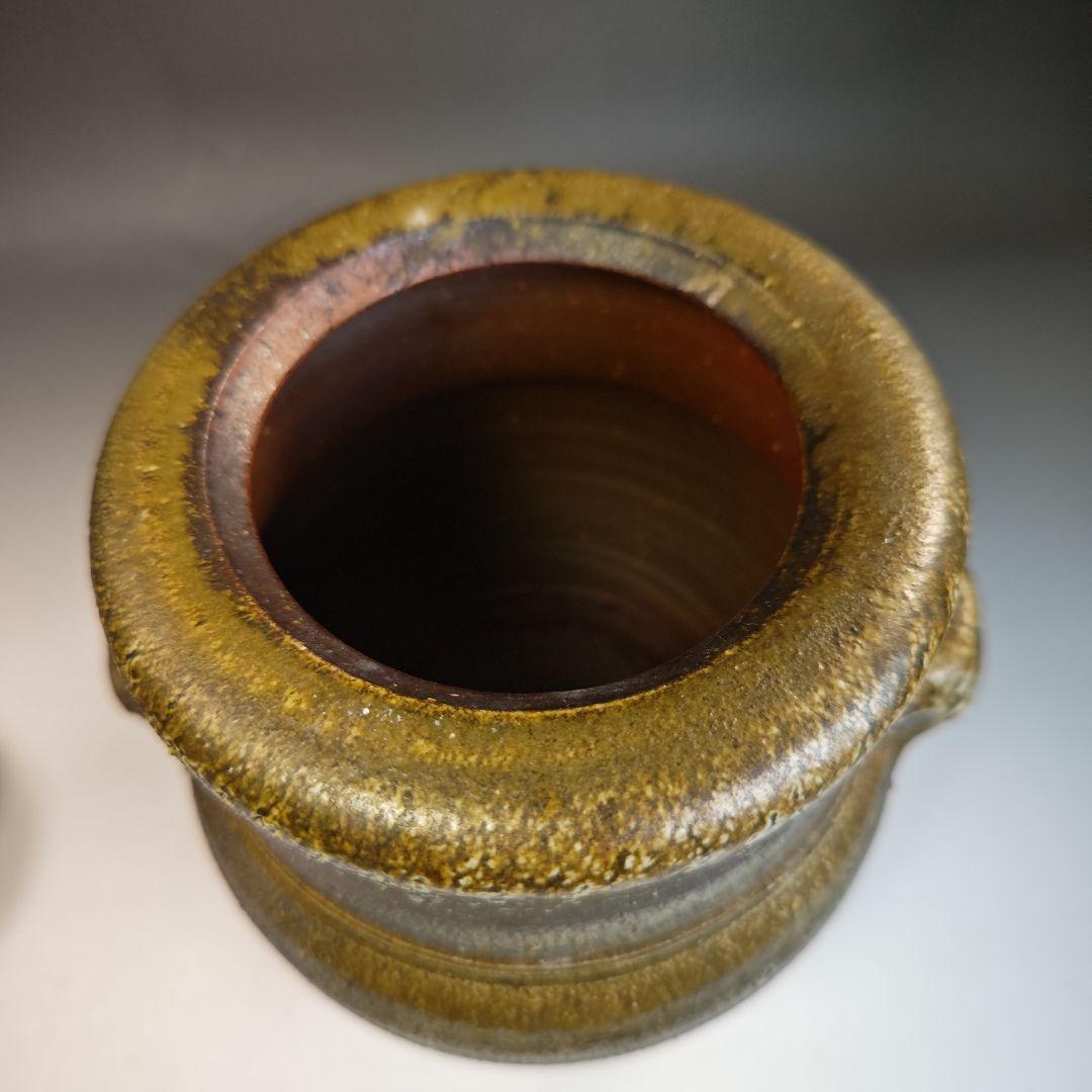 イ412 水指『備前焼　大平誠之助　水指　共箱』茶道具