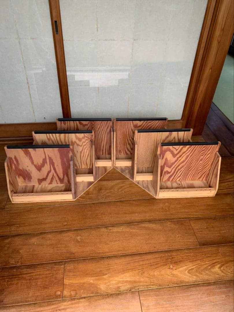 スノーボードディスプレイスタンドラック２本用カラーウィールナット　ハンドメイド