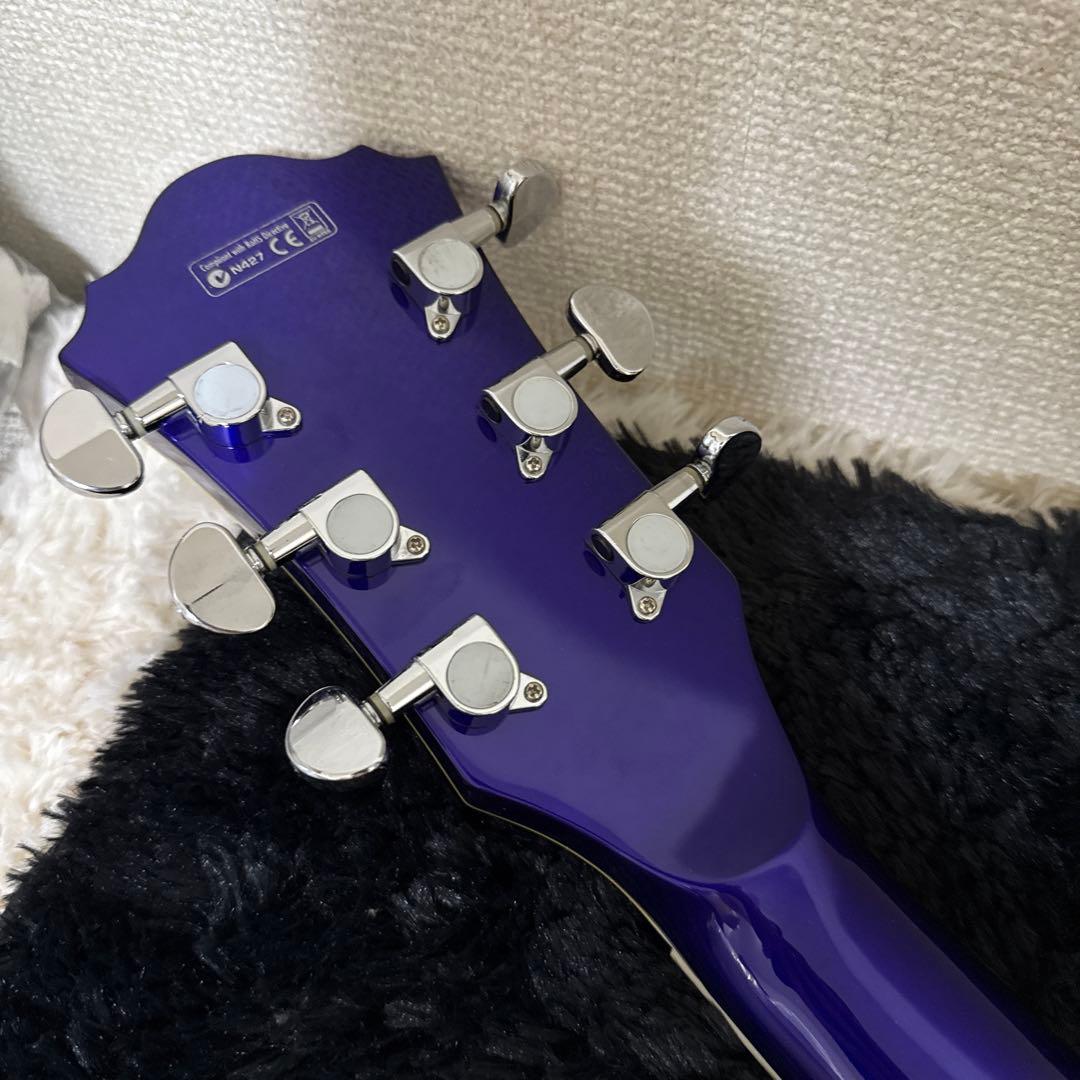 激レア banez ASR76T-PURPLE-12 セミアコ エレキギター