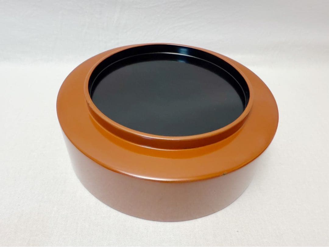 茶道具 木製古代朱塗 蘭蒔絵 多用鉢 菓子鉢 天麩羅 どんぶり等 5客揃