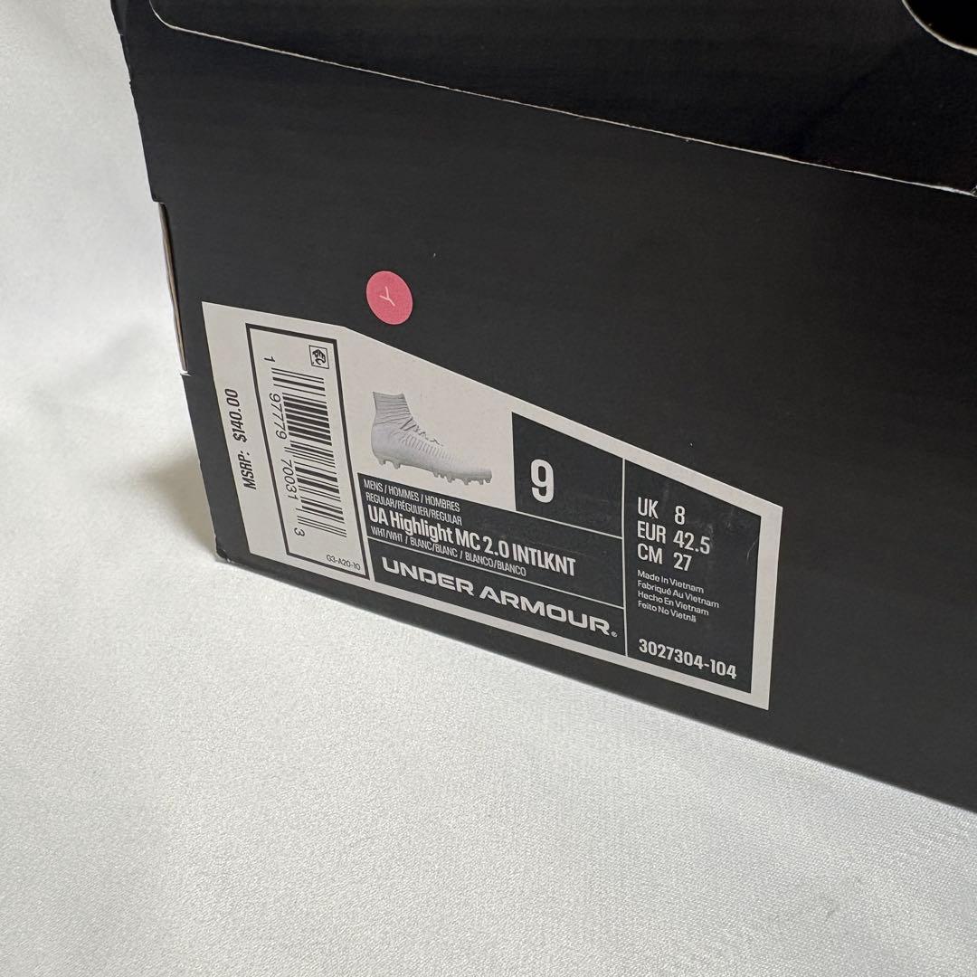 UA Highlight 2 MC Knit　WHT 27.0㎝　Y