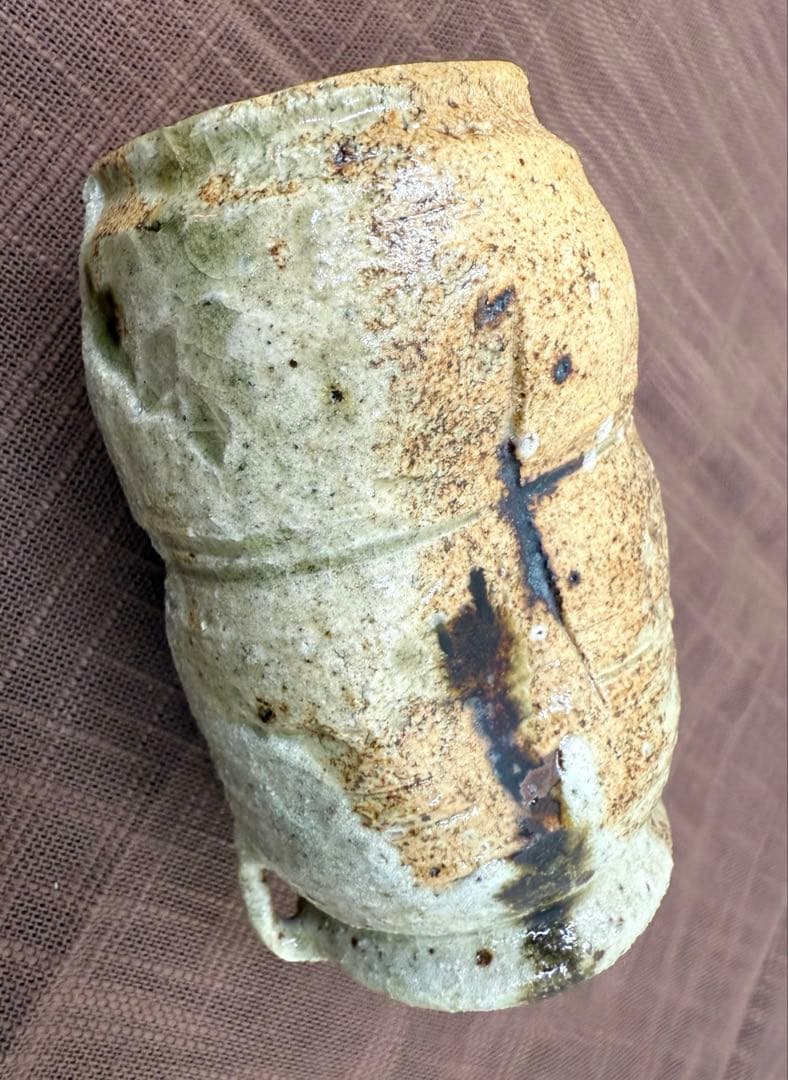 山吹窯　佐治光太郎　光寿　美濃伊賀茶入　共箱　美品　茶入　多治見市