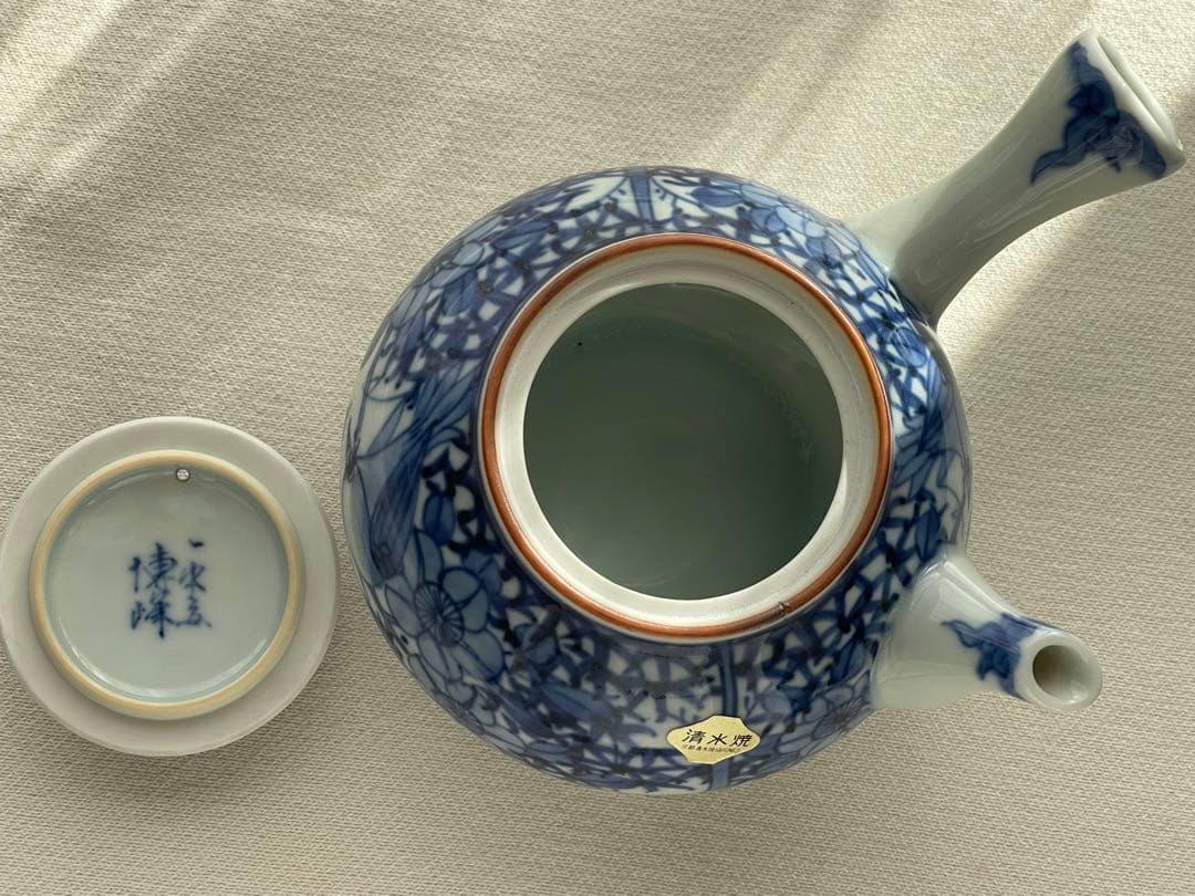 【新品・未使用】清水焼　急須、湯呑み、茶器 #茶器揃い、お茶、日本茶、緑茶